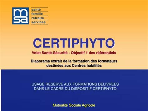 PPT - CERTIPHYTO PowerPoint Presentation, free download