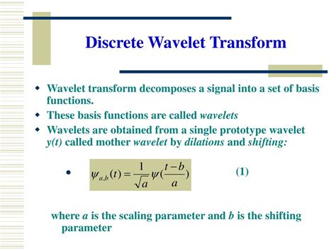 PPT - Discrete Wavelet Transform (DWT) PowerPoint …