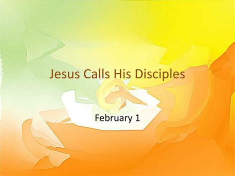 PPT - Jesus Calls His Disciples PowerPoint Presentation, free …