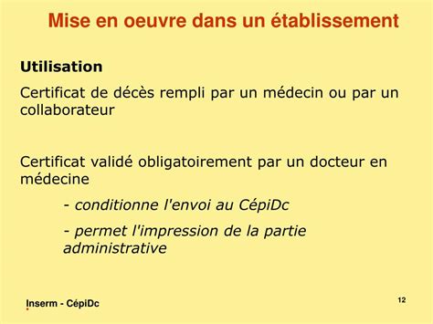 PPT - La certification électronique des causes médicales de décès ...