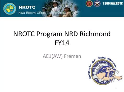 PPT - NROTC Program NRD Richmond FY14 PowerPoint …