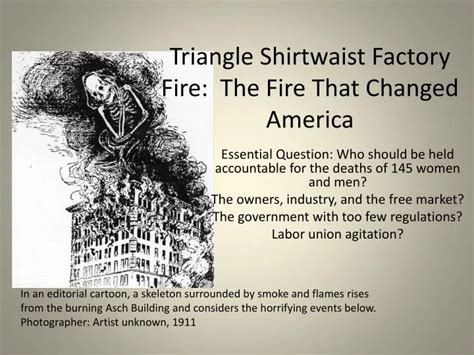 PPT - Triangle Shirtwaist Factory Fire PowerPoint Presentation, …