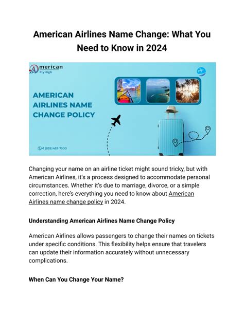 PPT American Airlines Name Change What You Need to Know in 2024