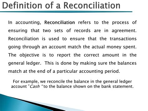 PPT Balance Sheet Account Reconciliation Tutorial General Accounting