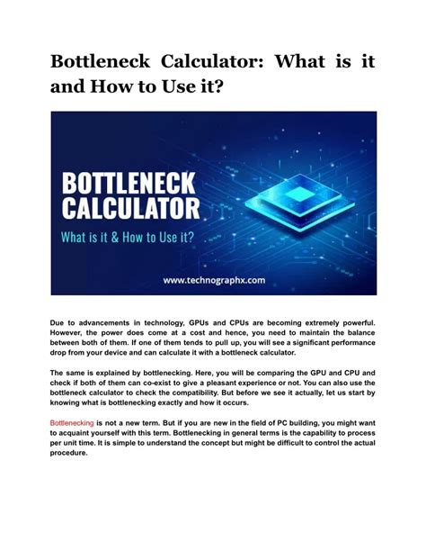 PPT Bottleneck Calculator What is it and How to Use it_ PowerPoint