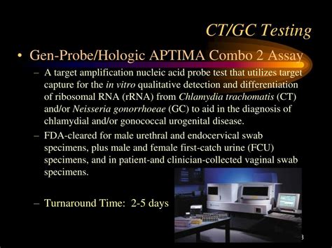 PPT CT/GC Testing Specimen Collection Submission and Ordering