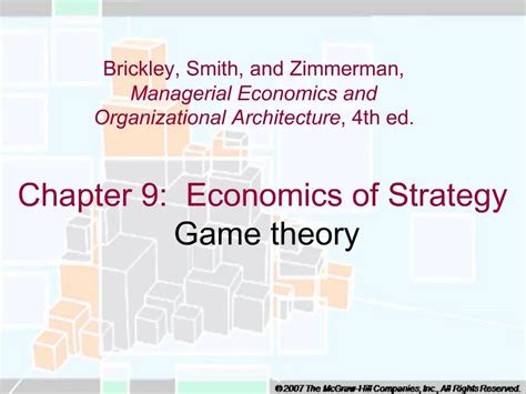 PPT Chapter 9 Economics of Strategy Game theory PowerPoint