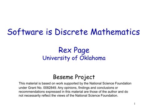 PPT Computer Science University of Oklahoma