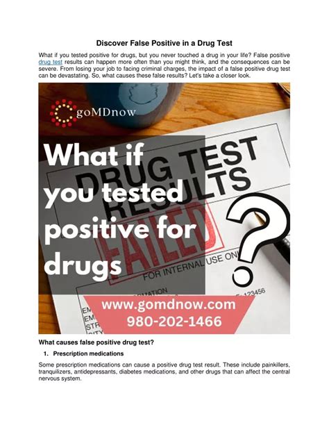 PPT Discover False Positive in a Drug Test PowerPoint Presentation