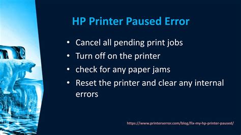 PPT HP Printer Paused Error How You can Fix It PowerPoint