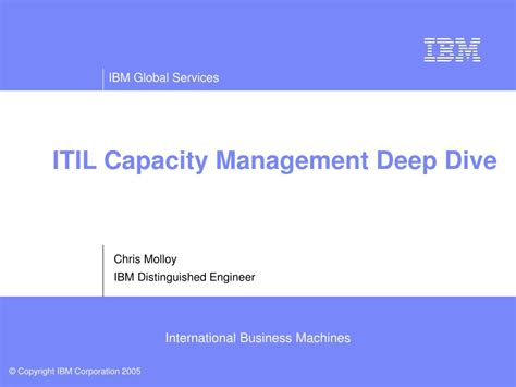 PPT ITIL Capacity Management Deep Dive PowerPoint Presentation ID