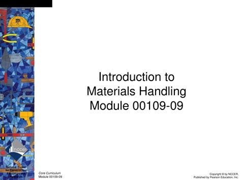 PPT Introduction to Materials Handling Module 0010909 PowerPoint