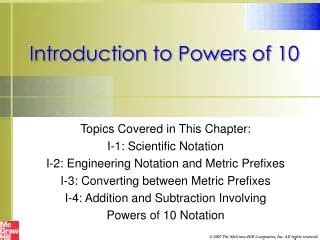 PPT Introduction to Powers of 10 PowerPoint Presentation ID480557