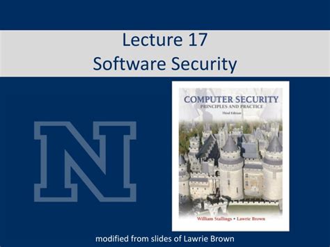 PPT Lecture 17 Software Security PowerPoint Presentation, free