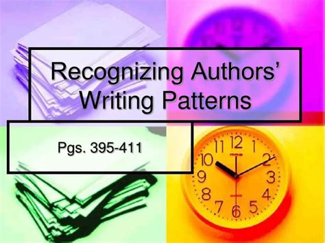 PPT Recognizing Authors’ Writing Patterns PowerPoint Presentation