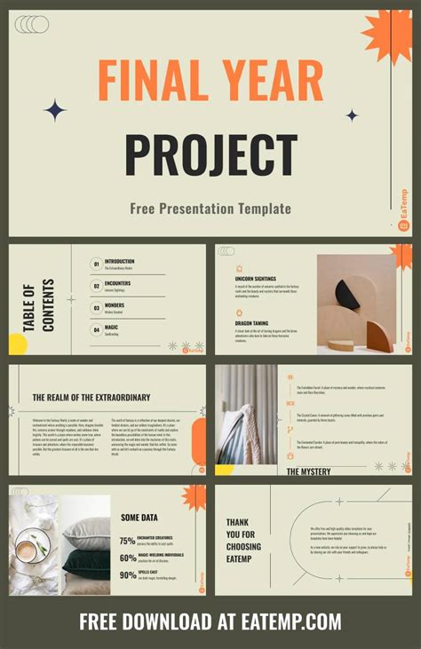 PPT Template for Final Year Project/Dissertation Presentation for