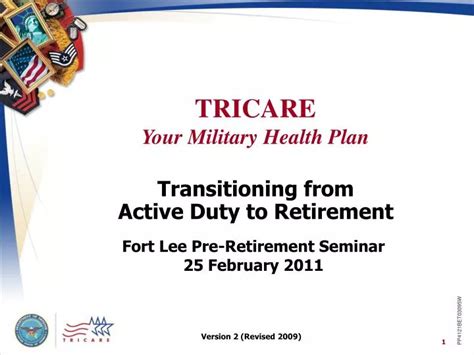 PPT Transitioning from Active Duty to Retirement PowerPoint