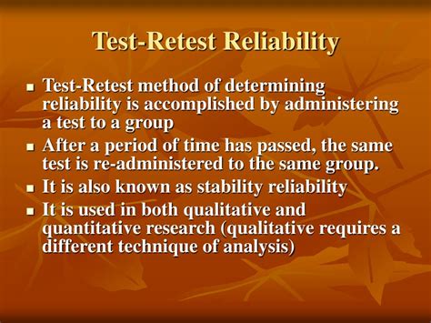 PPT Understanding TestRetest Reliability in Research PowerPoint