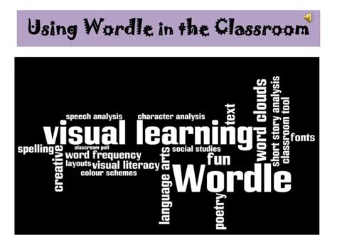 PPT Using Wordle in the Classroom PowerPoint Presentation, free