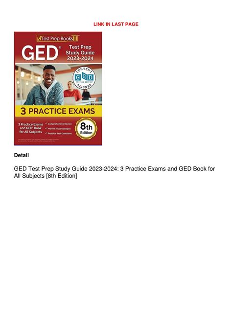PPT get [PDF] Download GED Test Prep Study Guide 20232024 3