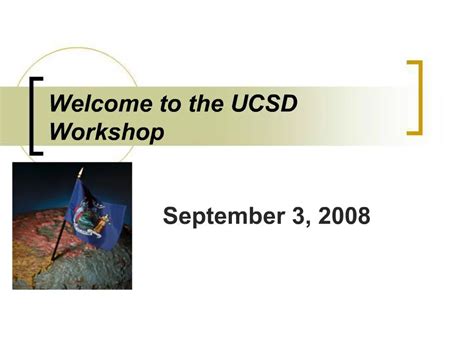 PPT to the UCSD PowerPoint Presentation, free