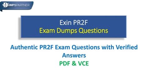 PR2F Exam
