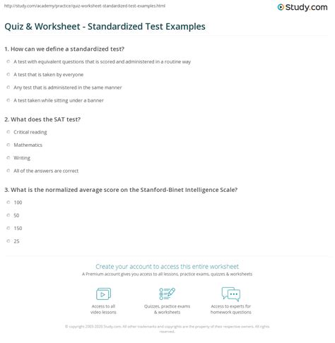 Practice Questions for Standardized Tests - Test … - wintechmobiles.com