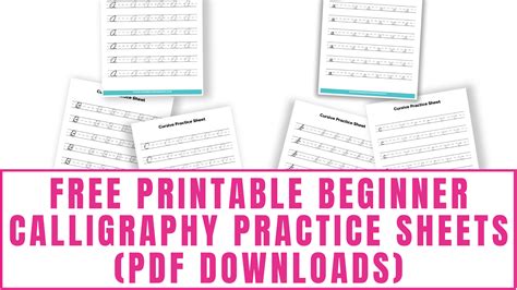 Practice Sheets & Guides | Calligrafile - muktibox.com