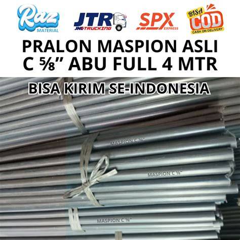 Pralon Pvc Pipa Air Listrik MASPION C ABU 5/8" inch … - raincitystudios.com