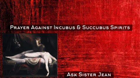 PRAYER against Incubus, Succubus and Other Evil Spirits