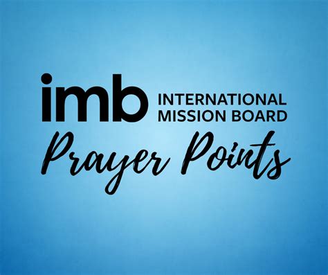 PRAYERPOINTS - IMB