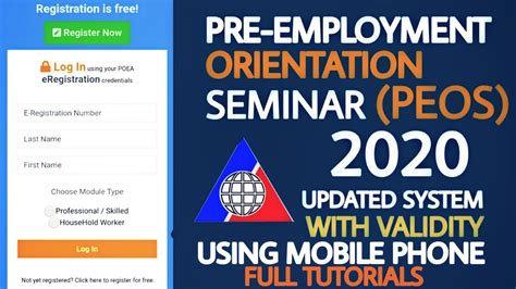 PRE-EMPLOYMENT ORIENTATION