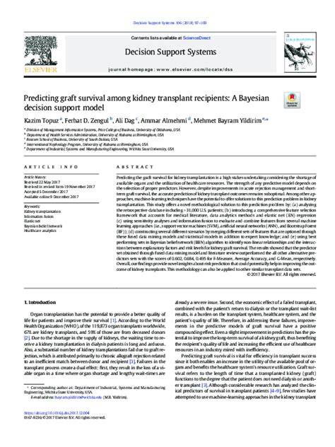 Predicting graft survival among kidney transplant recipients: A ... - raincitystudios.com
