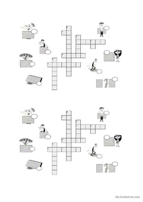 PREPOSOSITIONS OF PLACE CROSSWOR… English ESL worksheets pdf & doc
