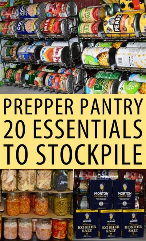 Prepper Pantry: 21 Essentials to Stockpile - Survival Sullivan - raincitystudios.com