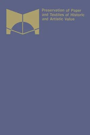 Preservation of Paper and Textiles of Historic and Artistic Value ... - muktibox.com