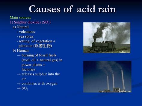 Primary Causes of Acid Rain - Earth Eclipse - wintechmobiles.com