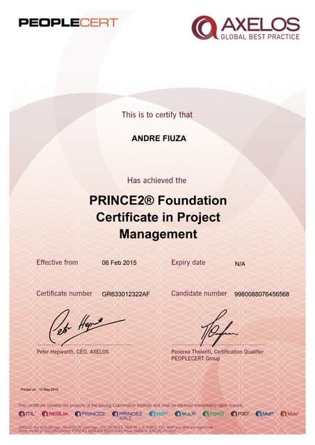 PRINCE2-Foundation Online Praxisprüfung