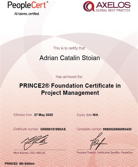 PRINCE2-Foundation Zertifikatsfragen