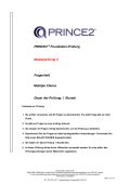 PRINCE2Foundation-Deutsch Deutsche