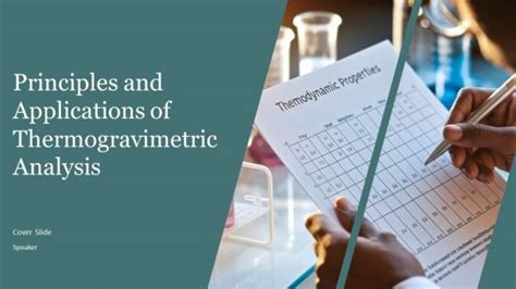 Principles and Applications of Thermogravimetric Analysis-MPAT 1 sem - wintechmobiles.com