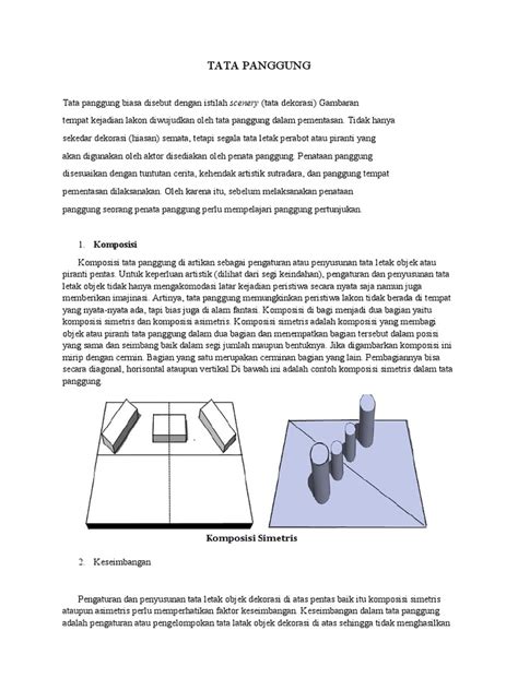 Prinsip Dasar Tata Panggung dalam Teater - muktibox.com
