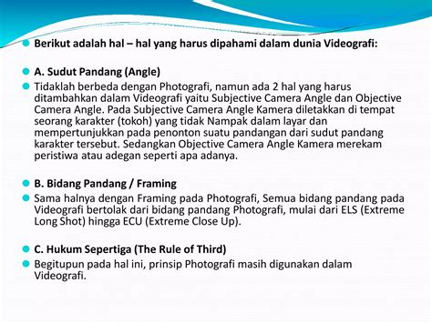 PRINSIP DASAR VIDEOGRAFI DAN VISUAL EFFECTS - muktibox.com