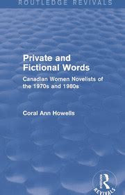 PRIVATE AND FICTIONAL WORDS (ROUTLEDGE REVIVALS): …