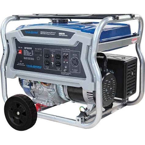 PRO-SOURCE Portable Power Generator: Gasoline, Pull - MSC …