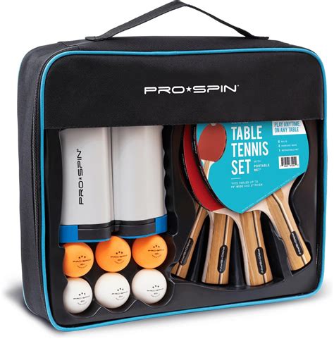 PRO-SPIN Ping Pong Set Da Tavolo Portatile - Grelly Italia