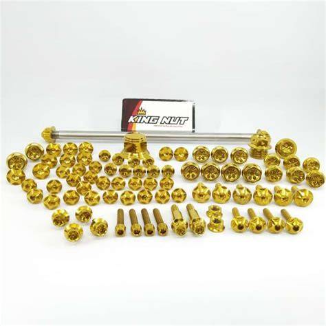 Probolt Full Set RX King Baut Stainless King Nut Thailand Original - raincitystudios.com