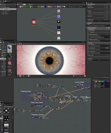 Procedural Eye Generator - Substance Designer | Texture - muktibox.com