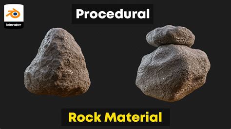 Procedural Rock Material in Blender #rocktutorial - muktibox.com