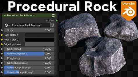Procedural Rock Shader (Blender Tutorial) - muktibox.com